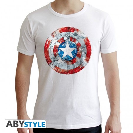 T-shirt - Captain America classic - Marvel - S Homme 