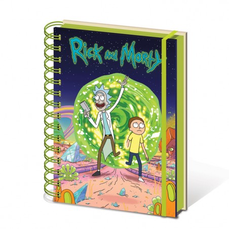 Carnet de Notes Spirales - Rick and Morty - Portal