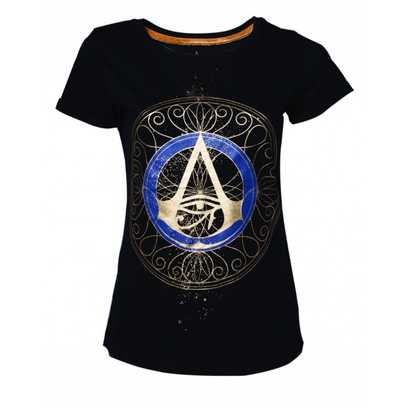 T-shirt - Assassin's Creed Origins - Empire Gold Spaller Logo - Woman - M Femme 