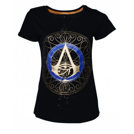 T-shirt - Assassin's Creed Origins - Empire Gold Spaller Logo - Woman - M Femme 