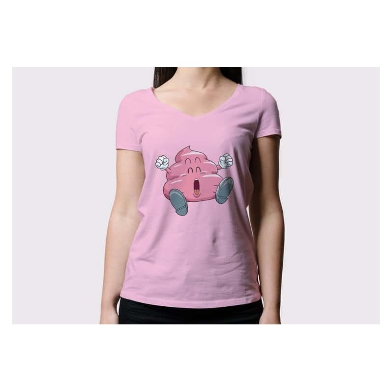 T-shirt - Dr. Slump - Arale Pink Poo - Women - S Femme 